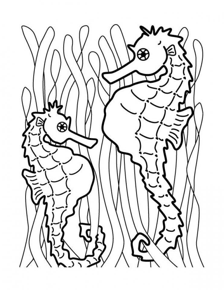 90 Printable Aquarium Visit Coloring Pages 84