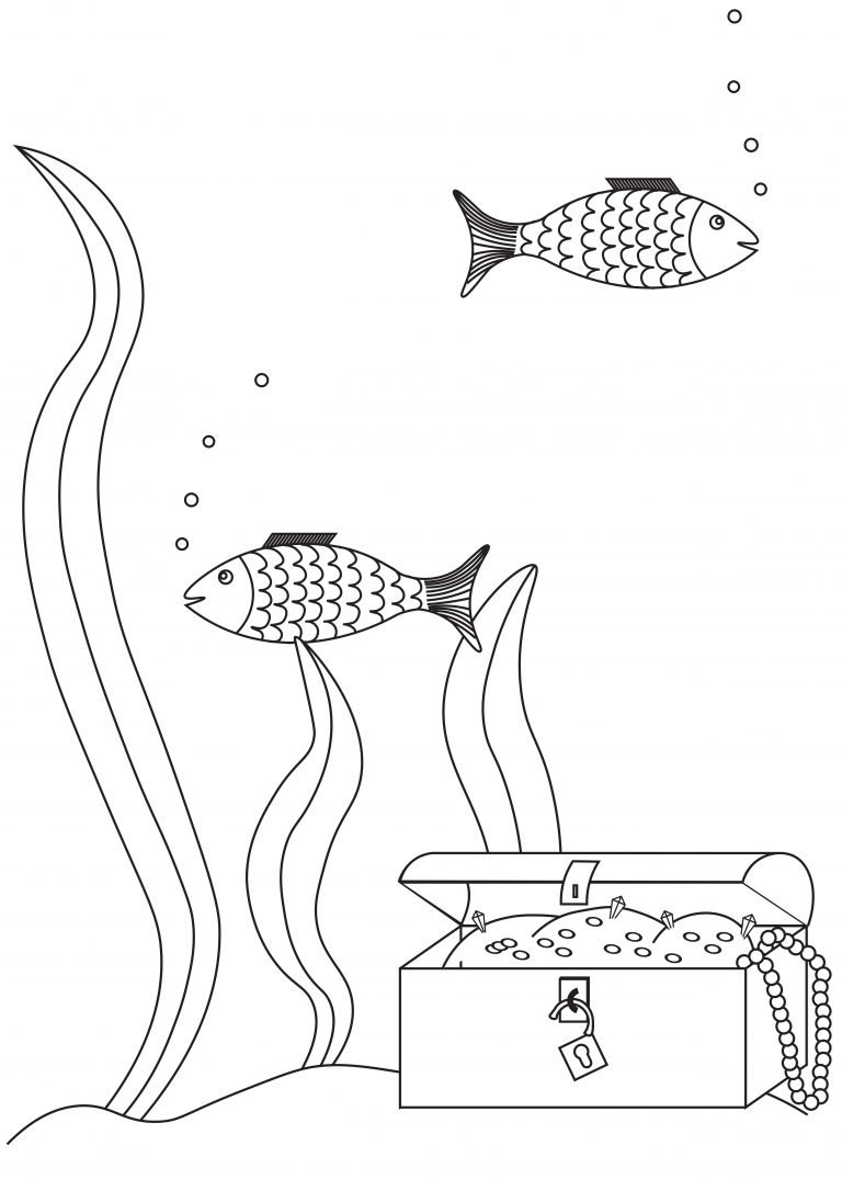 90 Printable Aquarium Visit Coloring Pages 90