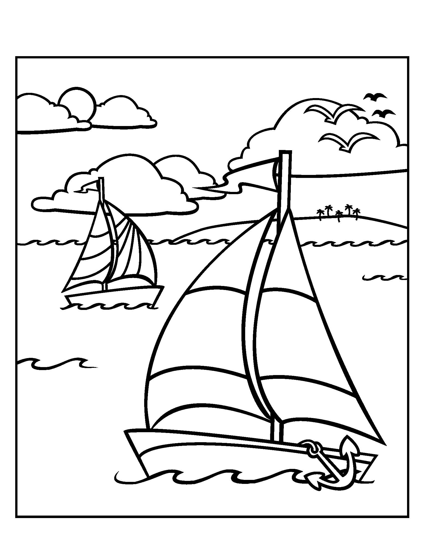 90 Printable Ferry Ride Coloring Pages 18