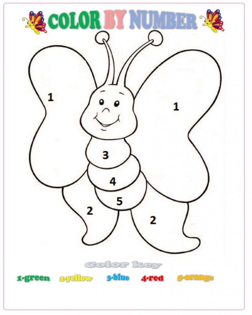 90 Printable Free Coloring By Numbers 15