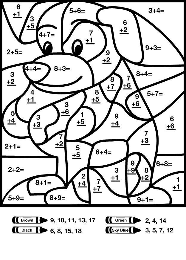 90 Printable Free Coloring By Numbers 31