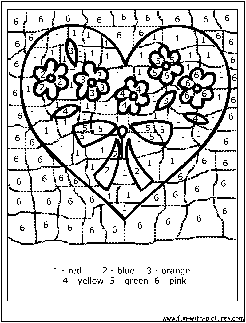 90 Printable Free Coloring By Numbers 39