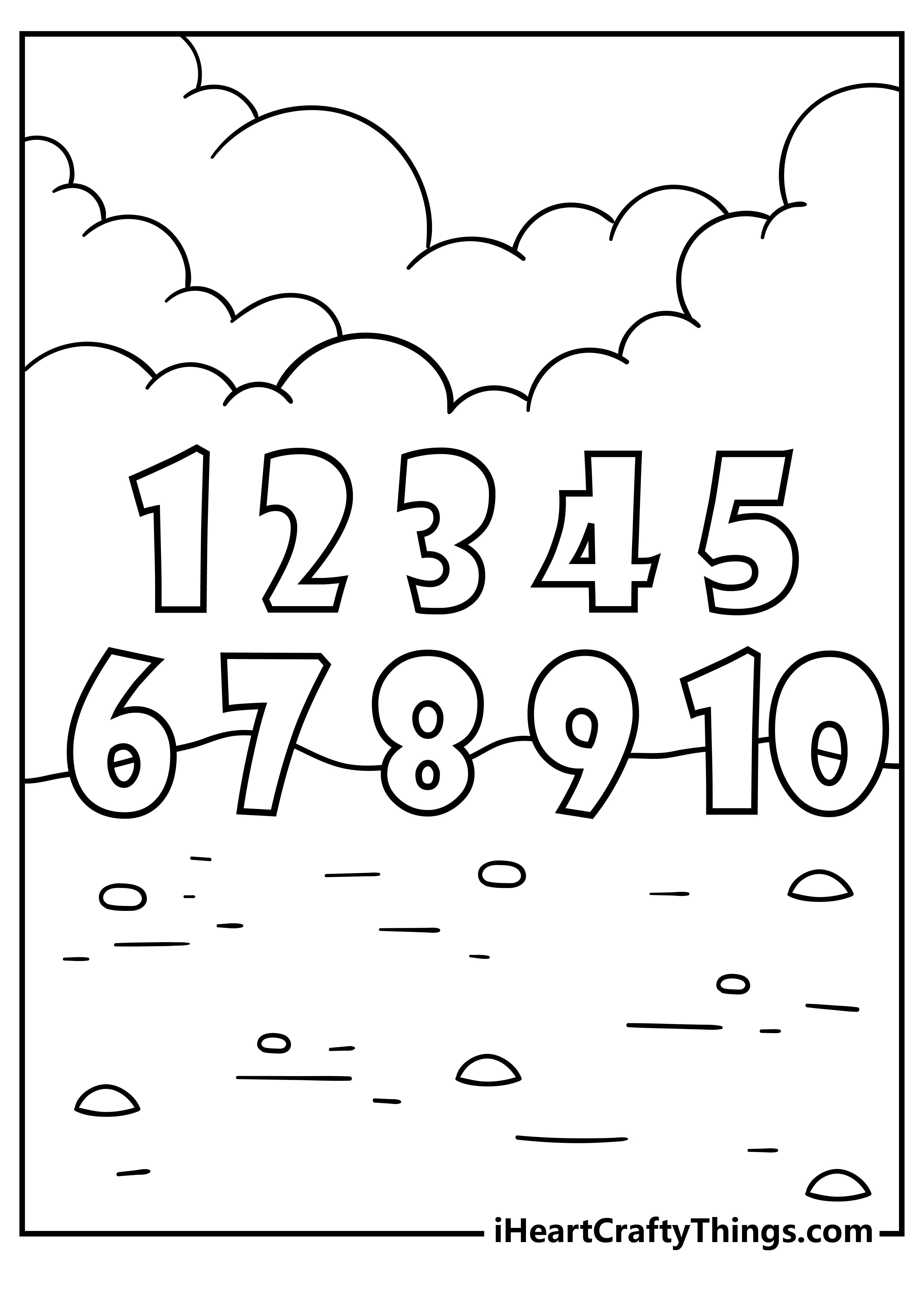 90 Printable Free Coloring By Numbers 40