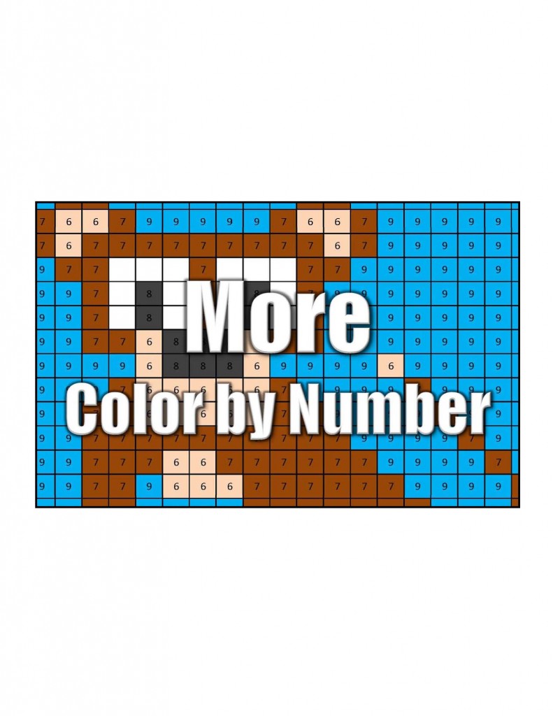 90 Printable Free Coloring By Numbers 71