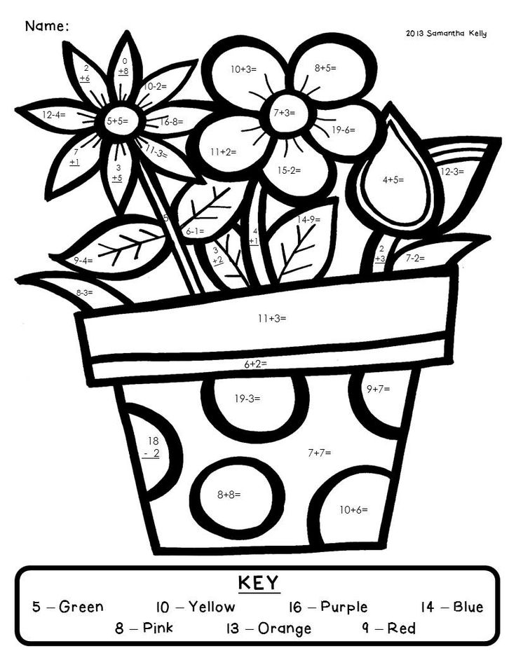 90 Printable Free Coloring By Numbers 77