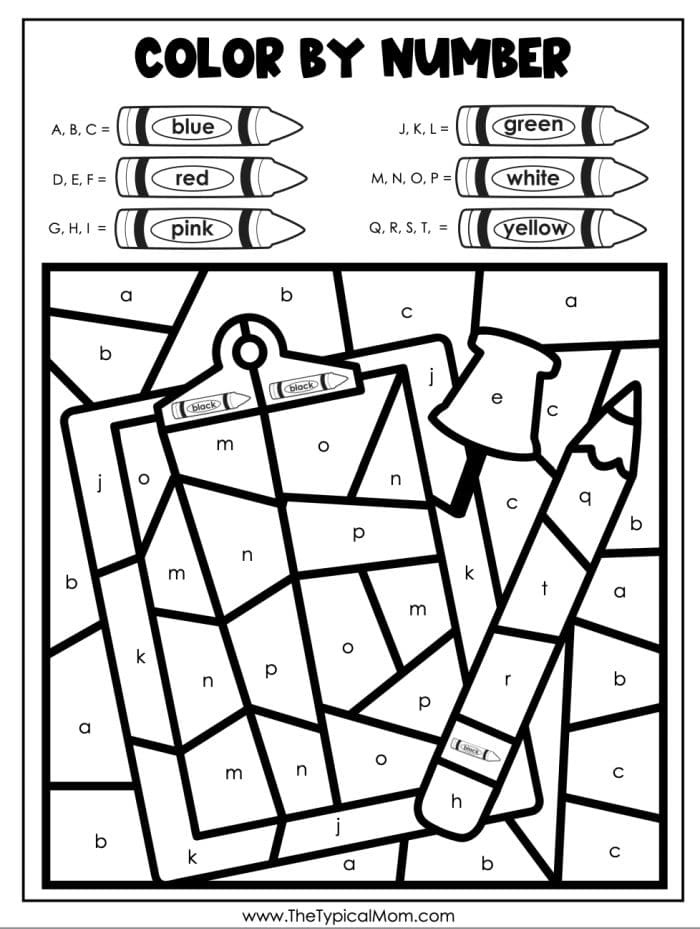 90 Printable Free Coloring By Numbers 83