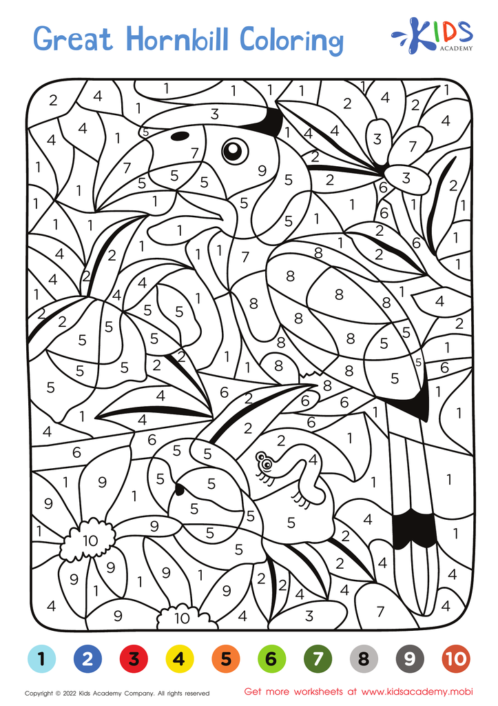 90 Printable Free Coloring By Numbers 92