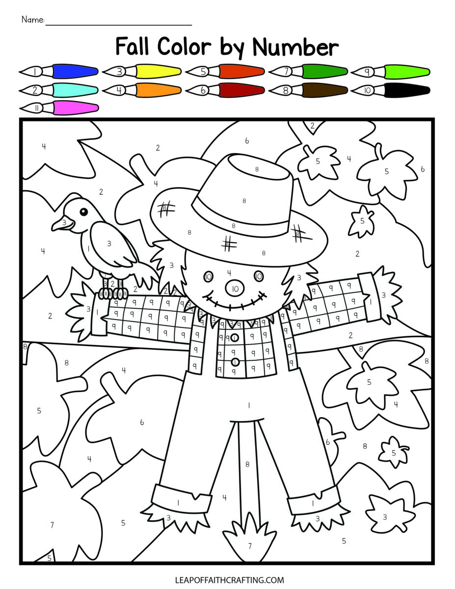 90 Printable Free Coloring By Numbers 97