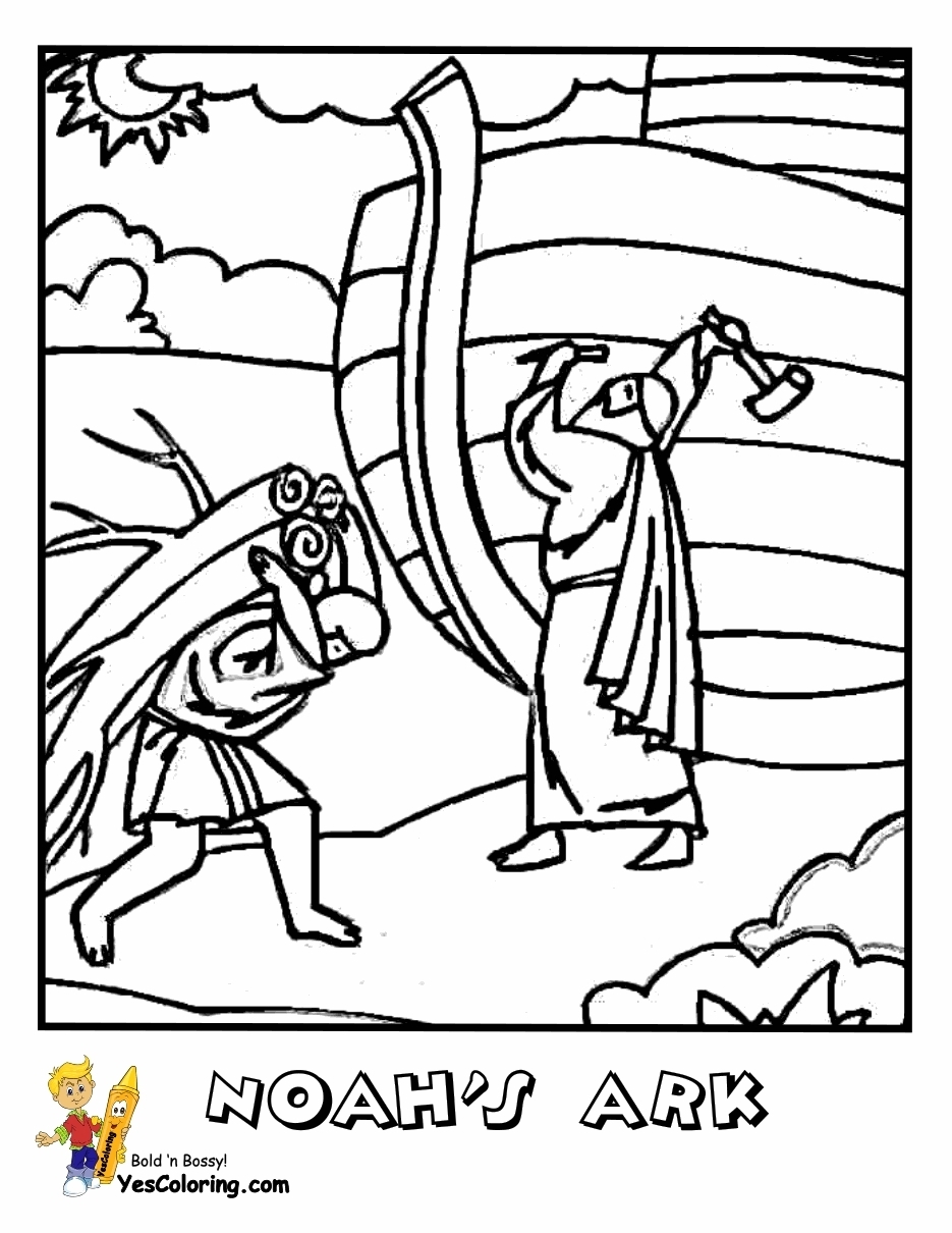 90 Printable Noahs Ark Coloring Sheet 83