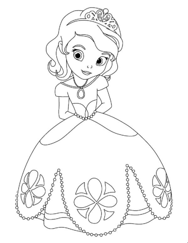 90 Printable Princes Sofia Coloring Pages 11