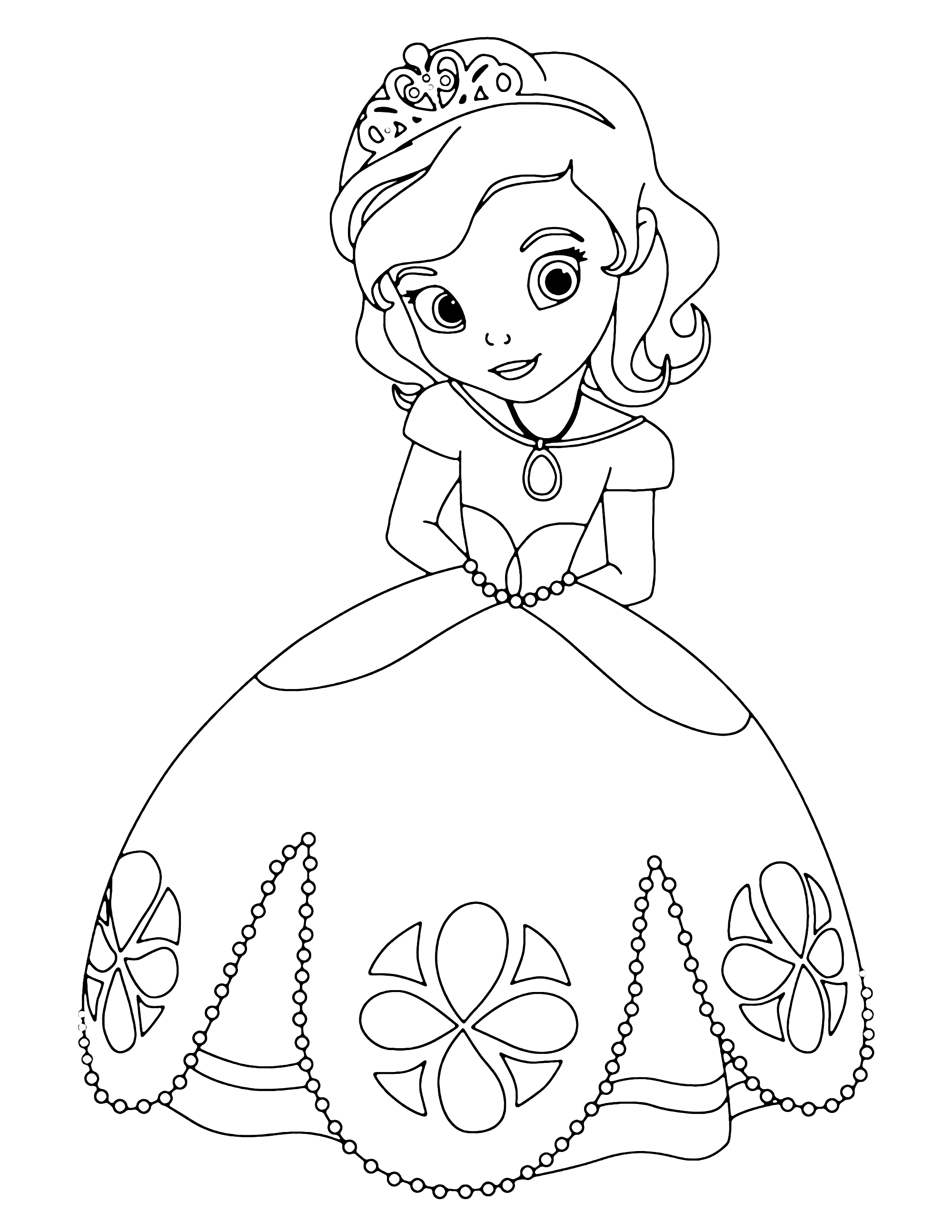 90 Printable Princes Sofia Coloring Pages 13