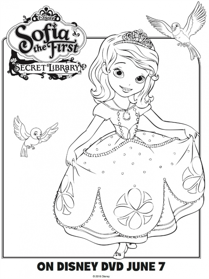 90 Printable Princes Sofia Coloring Pages 14