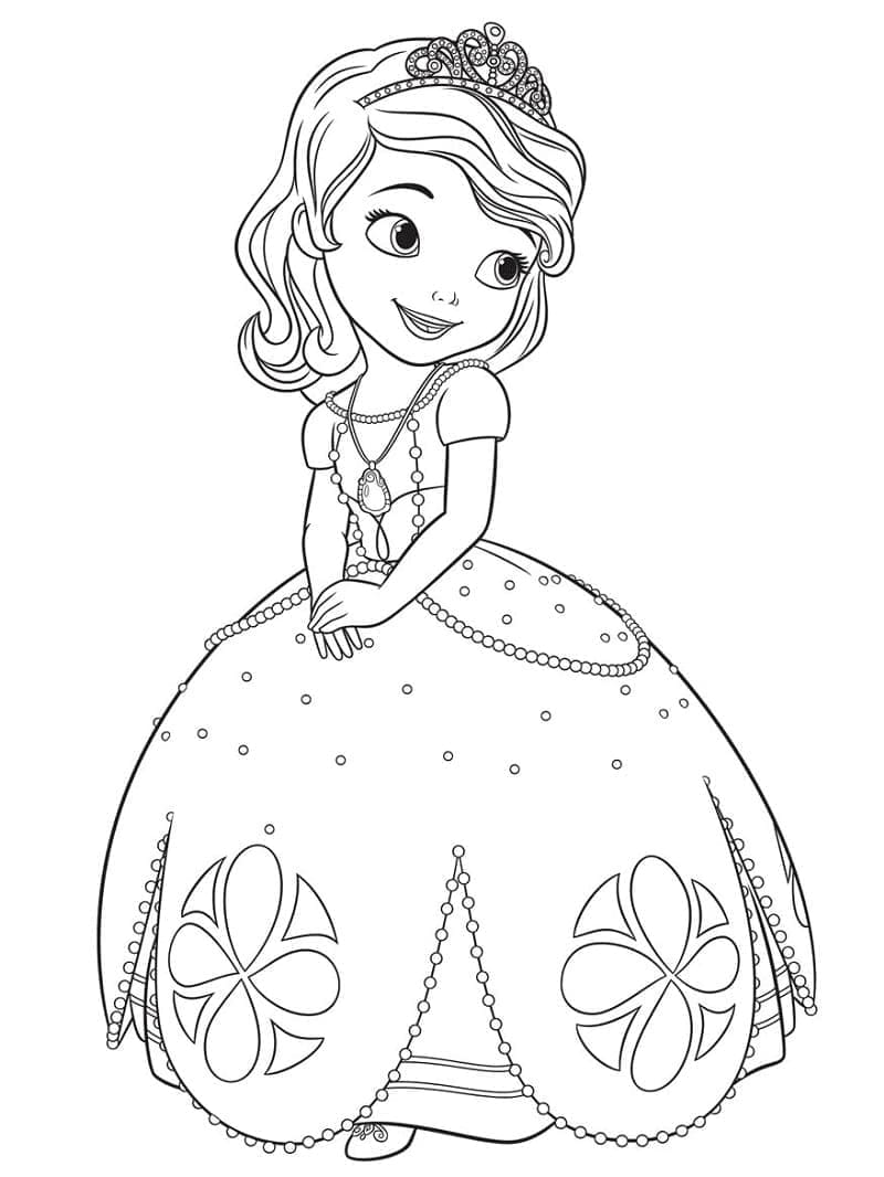 90 Printable Princes Sofia Coloring Pages 15