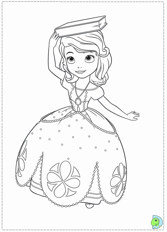 90 Printable Princes Sofia Coloring Pages 16