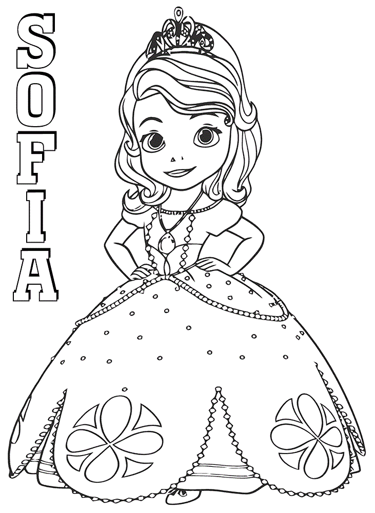 90 Printable Princes Sofia Coloring Pages 2