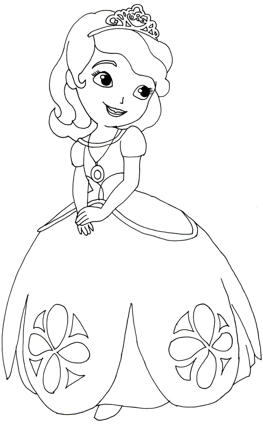 90 Printable Princes Sofia Coloring Pages 20