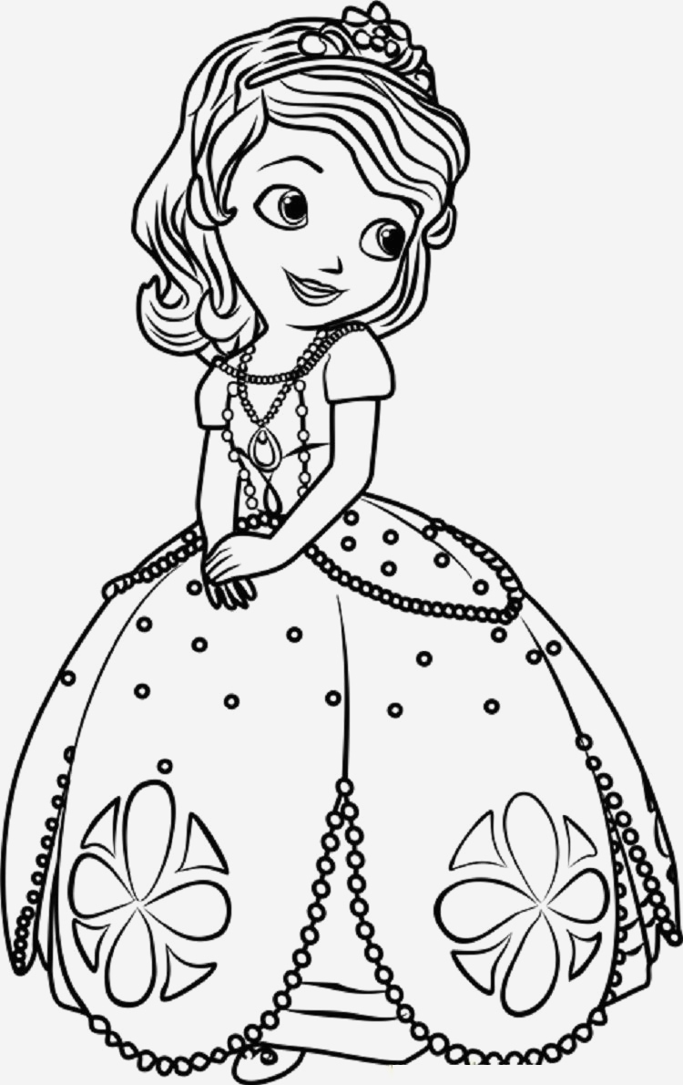 90 Printable Princes Sofia Coloring Pages 24