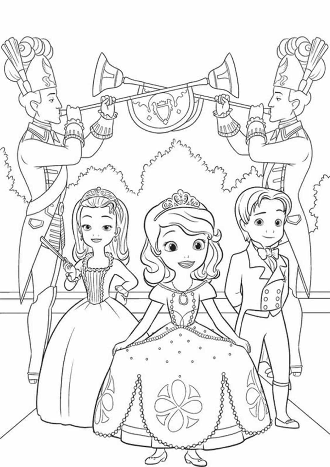 90 Printable Princes Sofia Coloring Pages 31