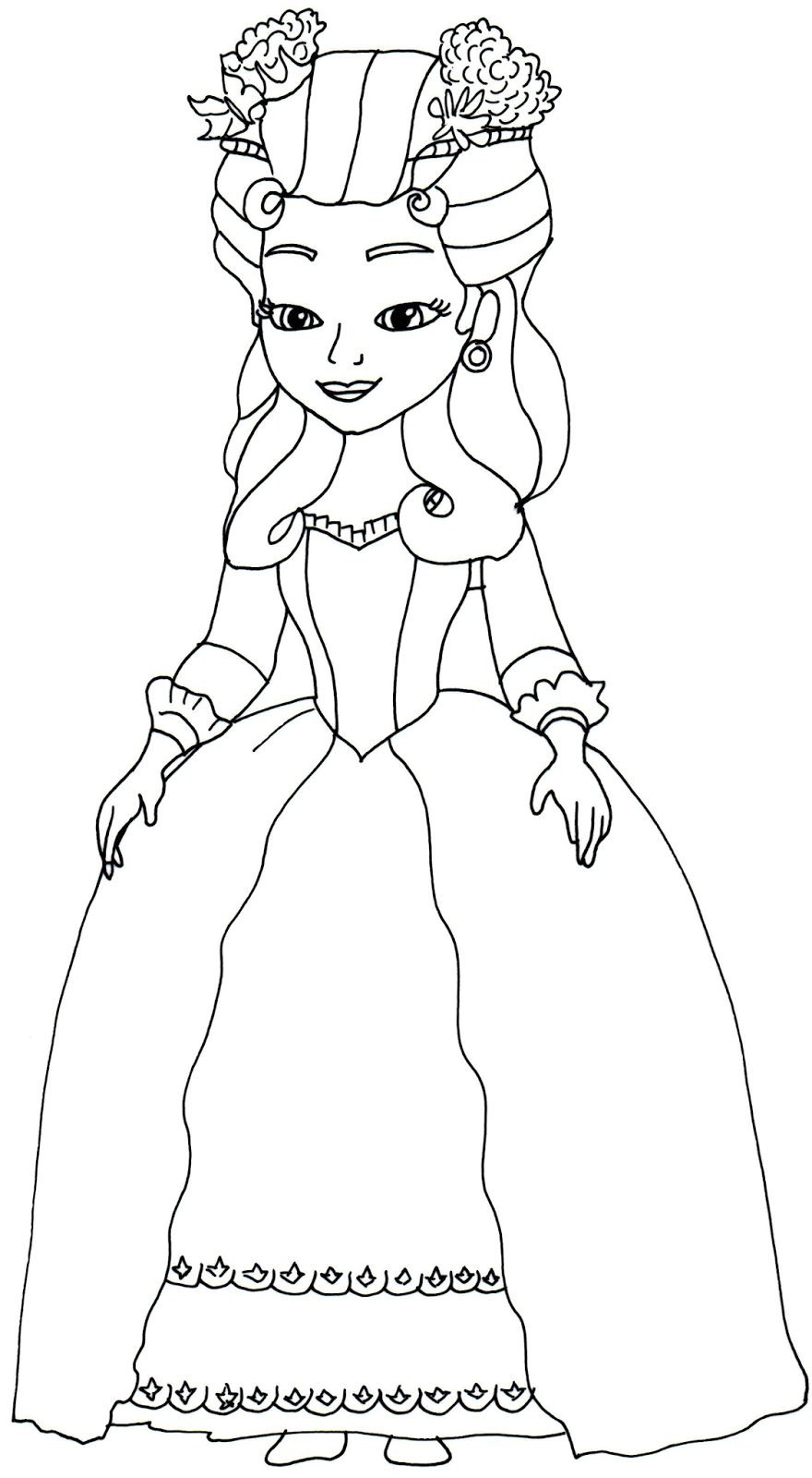 90 Printable Princes Sofia Coloring Pages 33