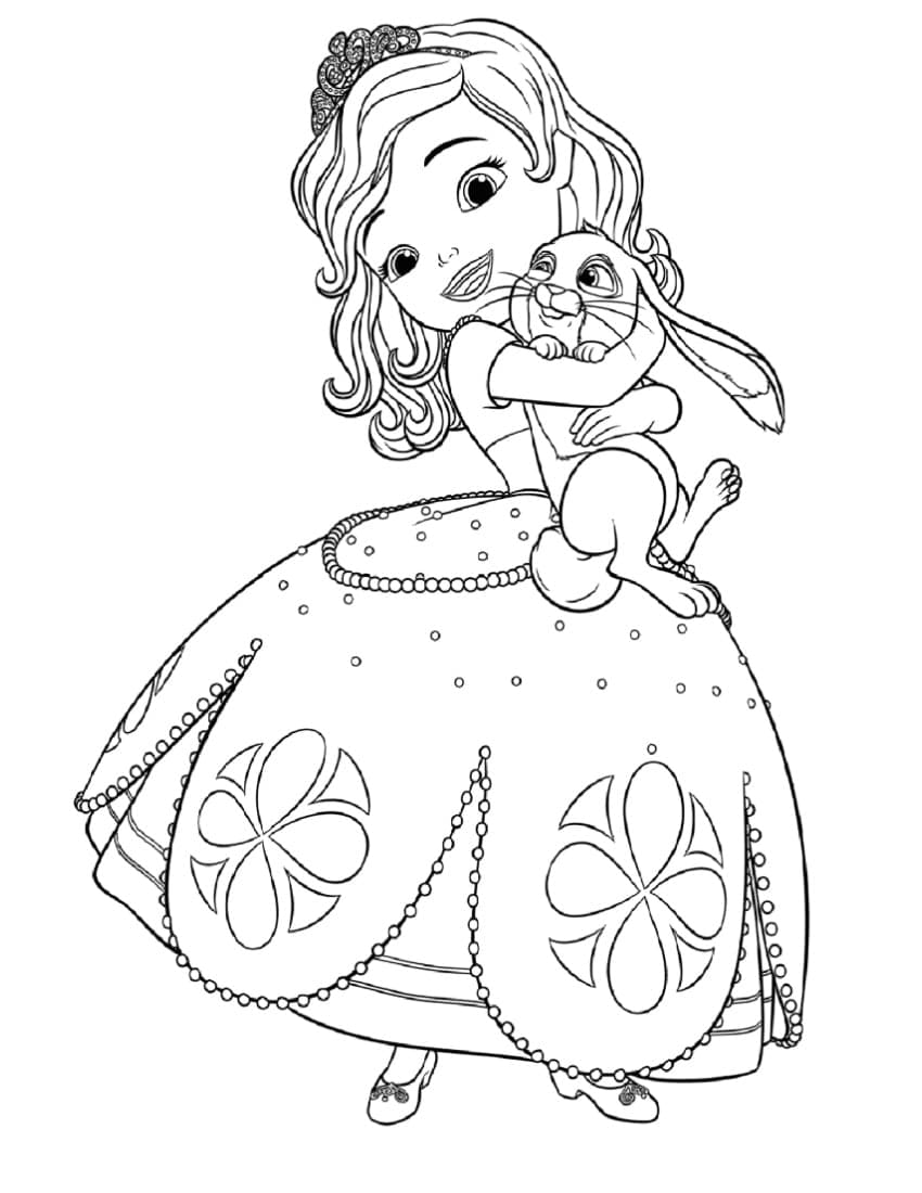 90 Printable Princes Sofia Coloring Pages 34