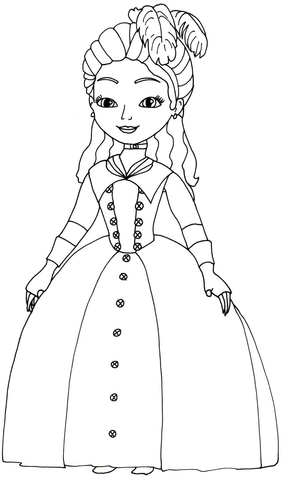 90 Printable Princes Sofia Coloring Pages 35