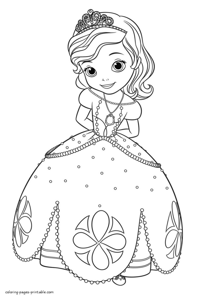 90 Printable Princes Sofia Coloring Pages 36