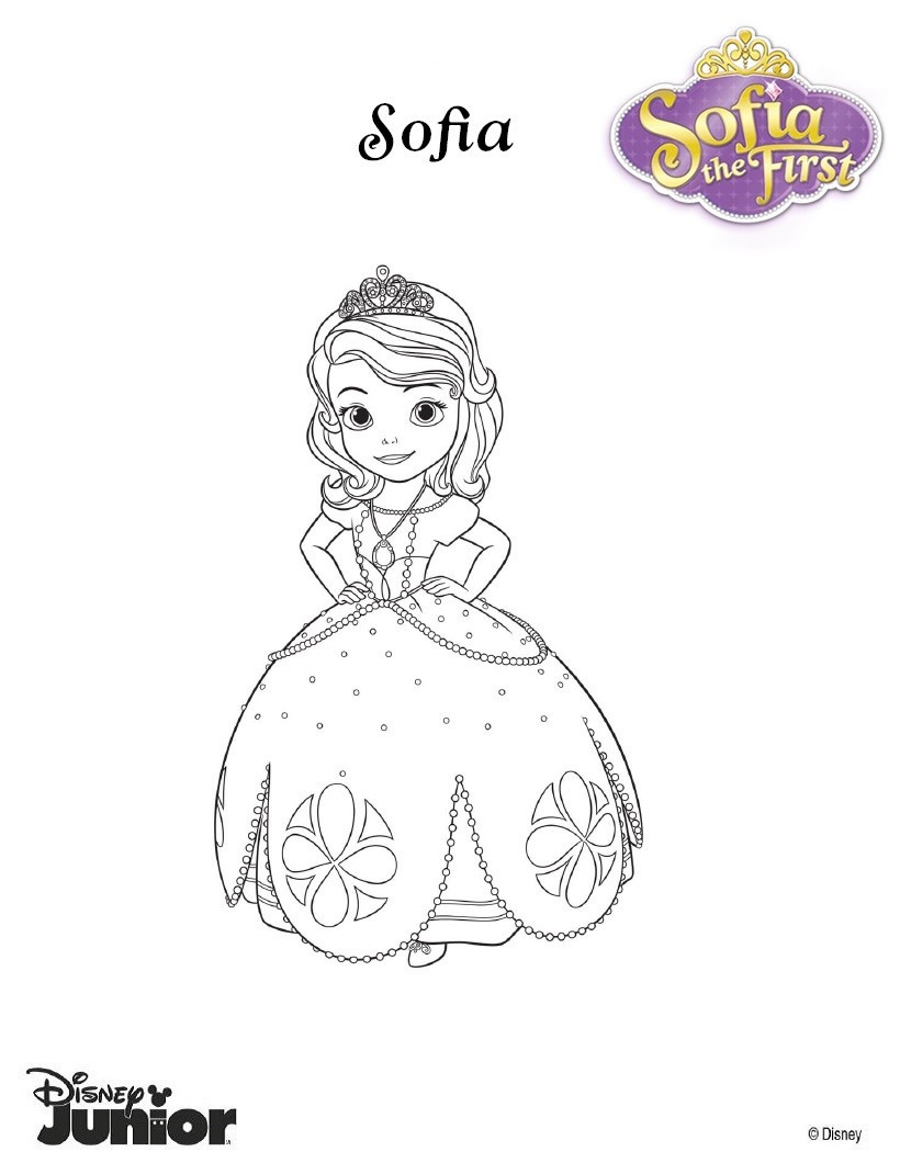 90 Printable Princes Sofia Coloring Pages 4