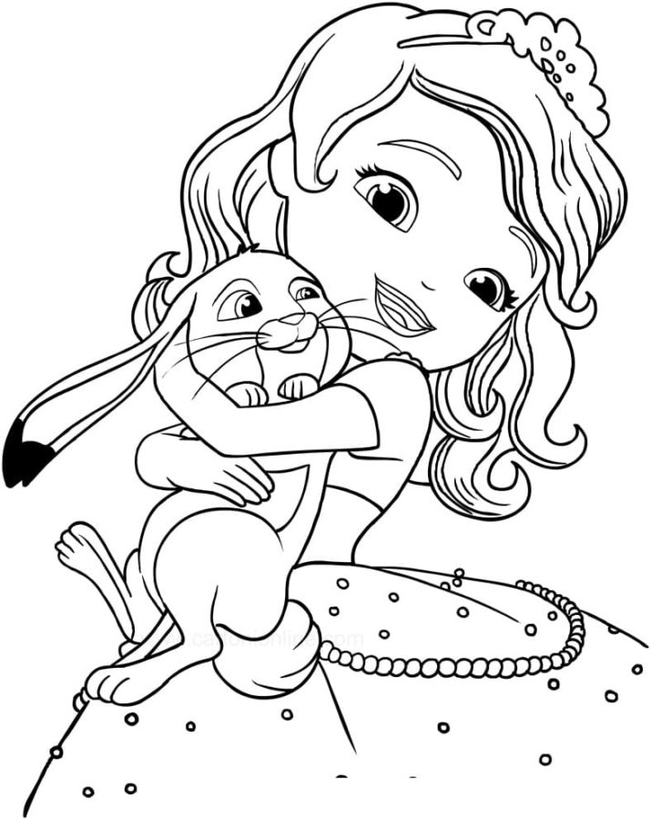 90 Printable Princes Sofia Coloring Pages 40