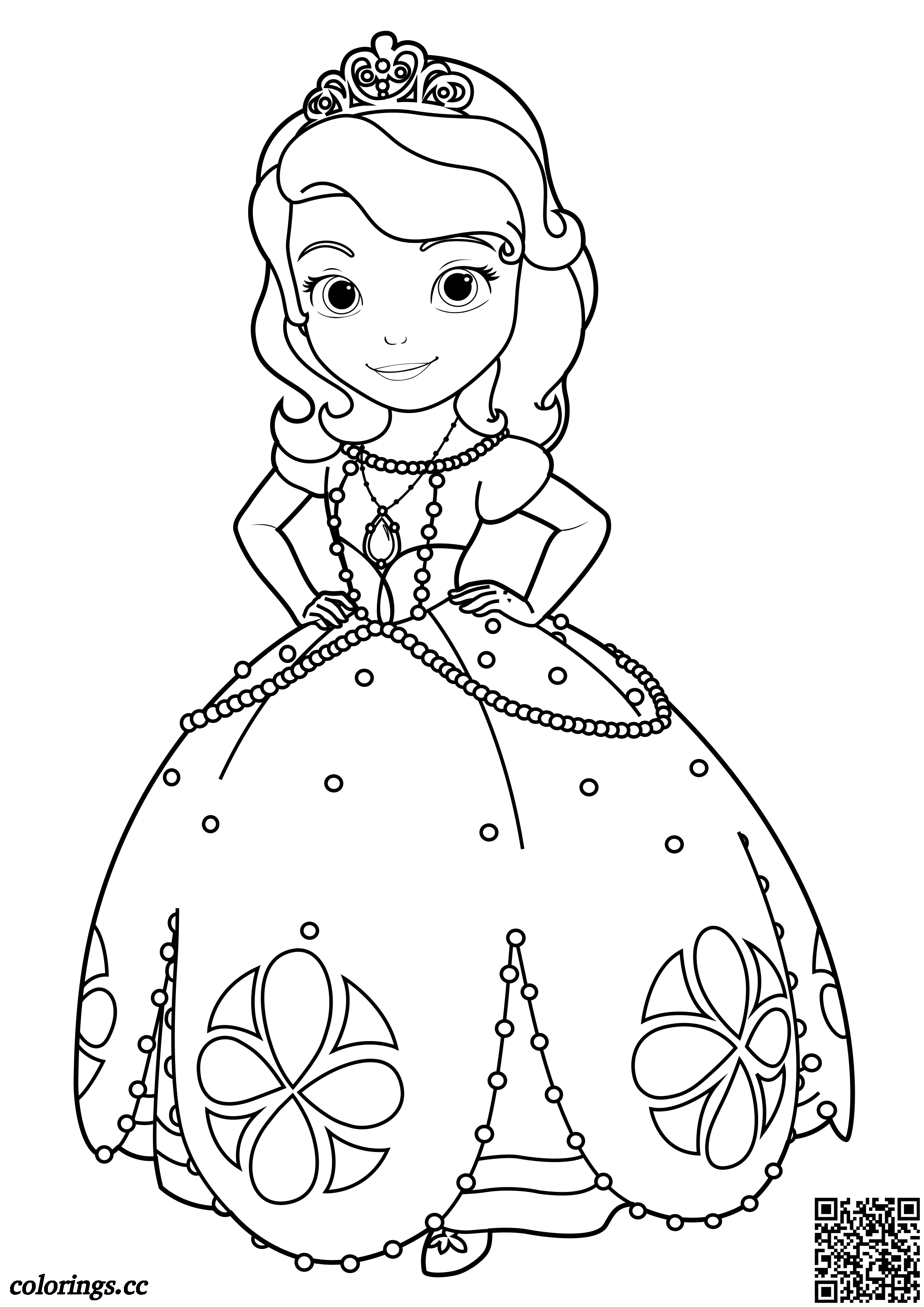 90 Printable Princes Sofia Coloring Pages 45