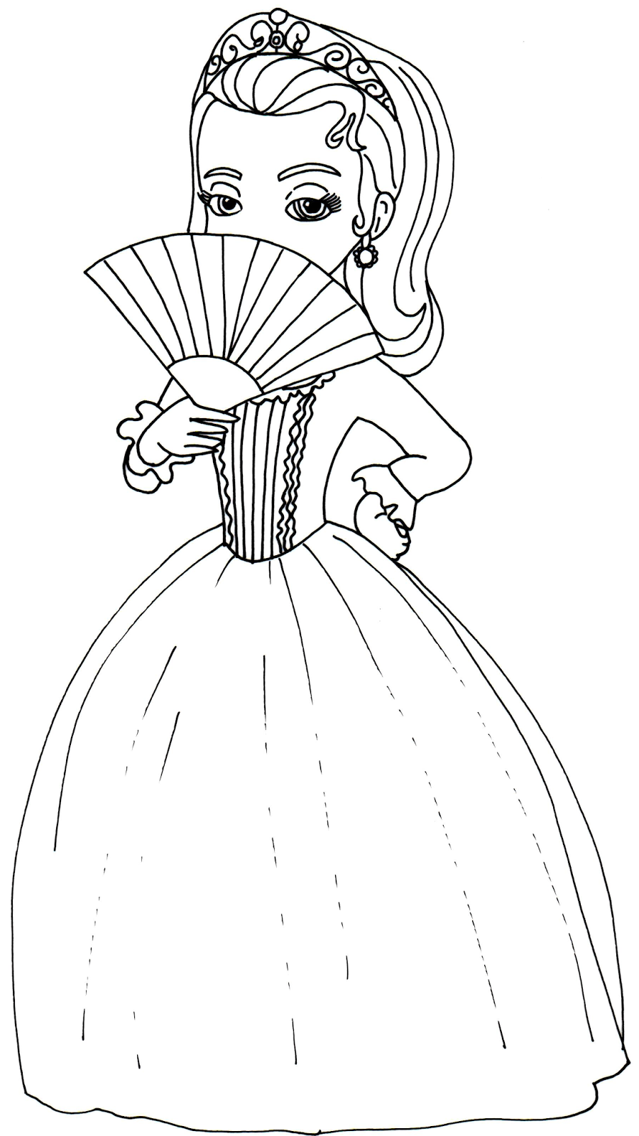 90 Printable Princes Sofia Coloring Pages 47