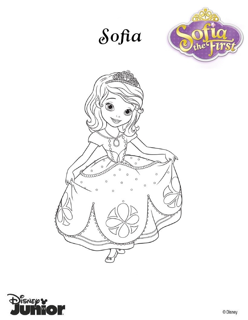 90 Printable Princes Sofia Coloring Pages 48