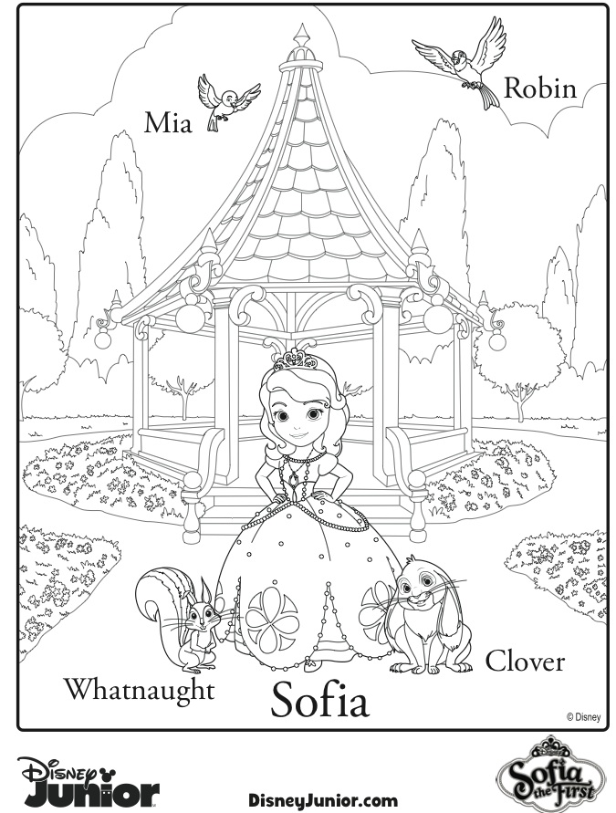 90 Printable Princes Sofia Coloring Pages 56