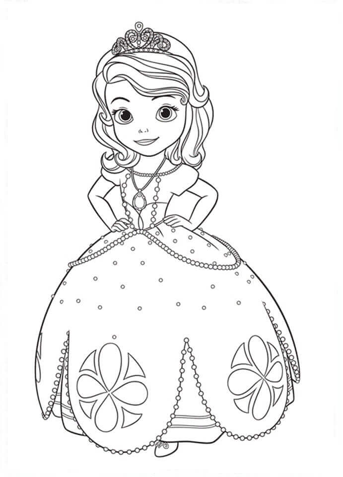 90 Printable Princes Sofia Coloring Pages 6