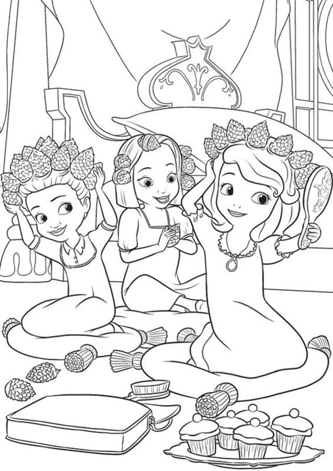 90 Printable Princes Sofia Coloring Pages 63