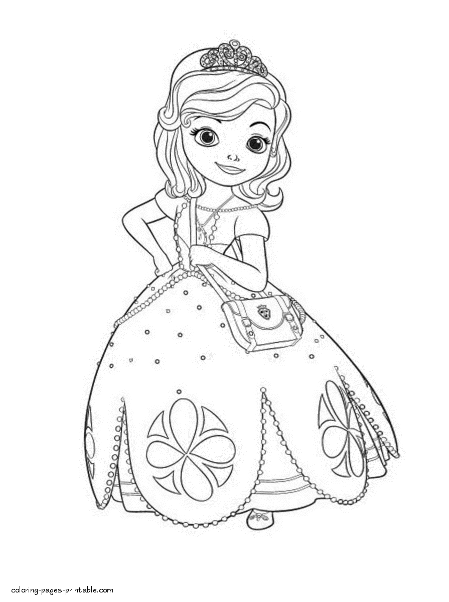 90 Printable Princes Sofia Coloring Pages 64