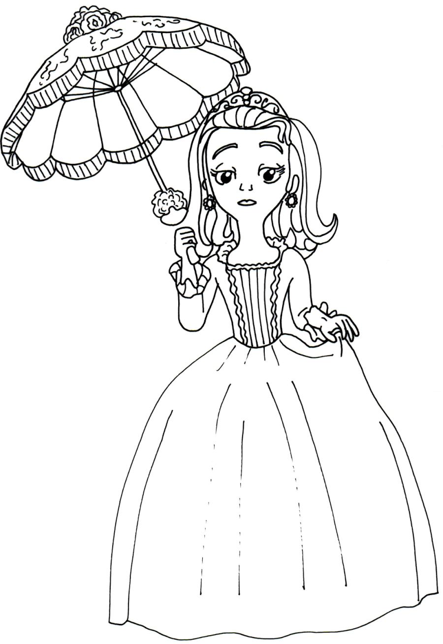 90 Printable Princes Sofia Coloring Pages 66