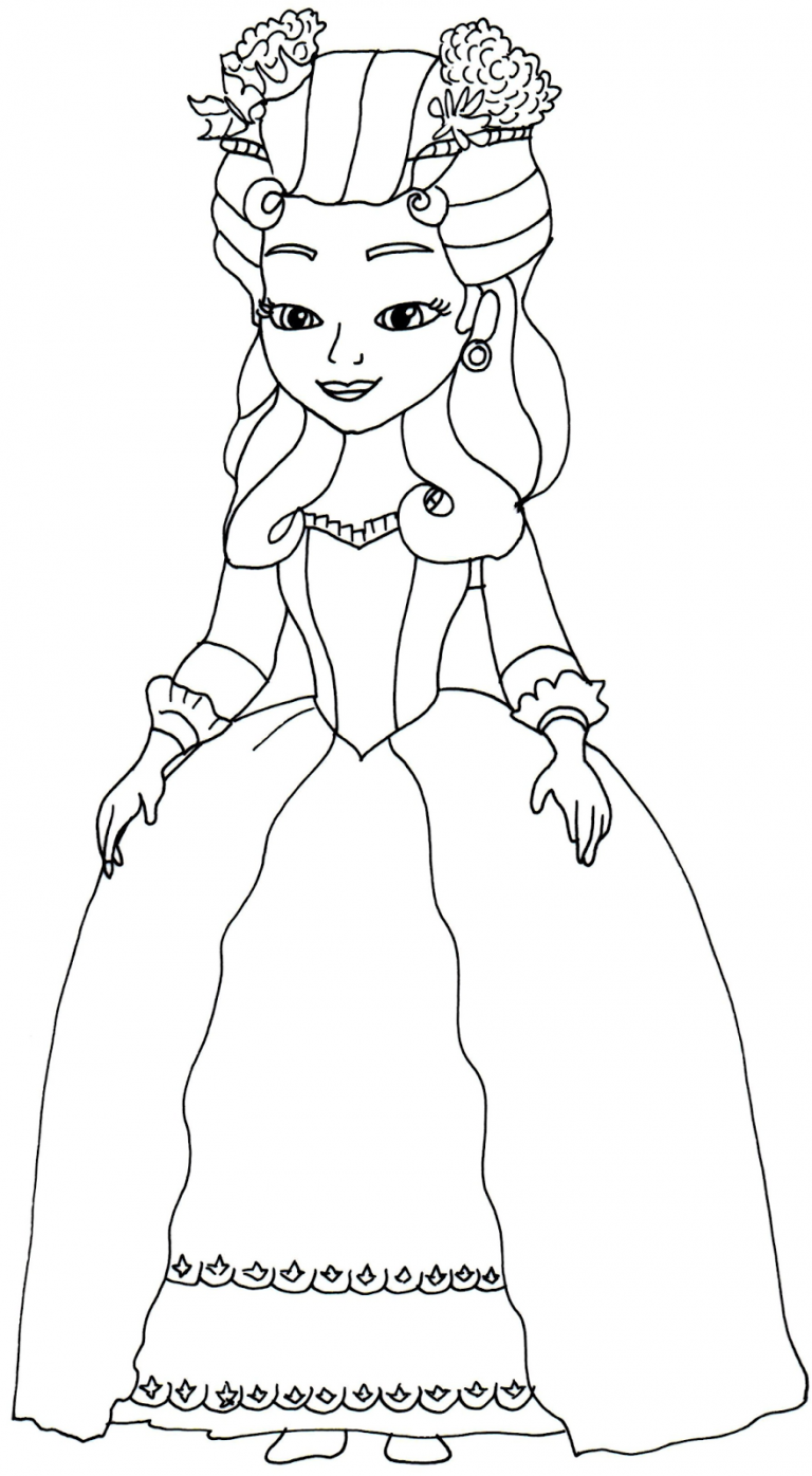 90 Printable Princes Sofia Coloring Pages 69