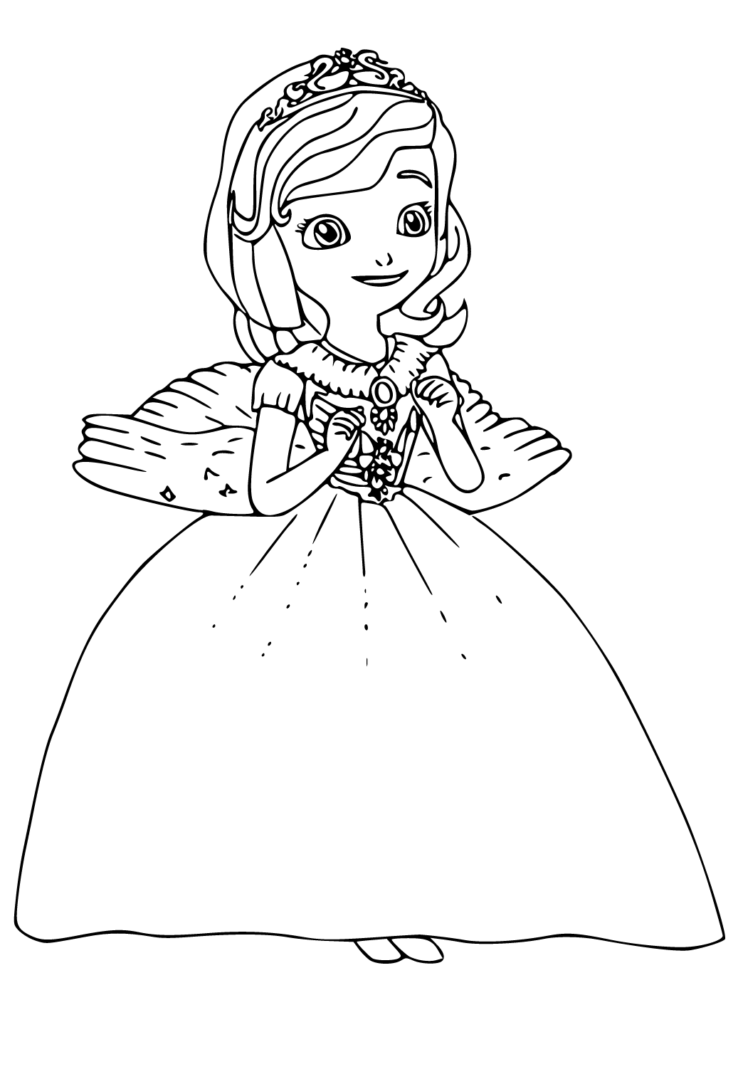 90 Printable Princes Sofia Coloring Pages 7