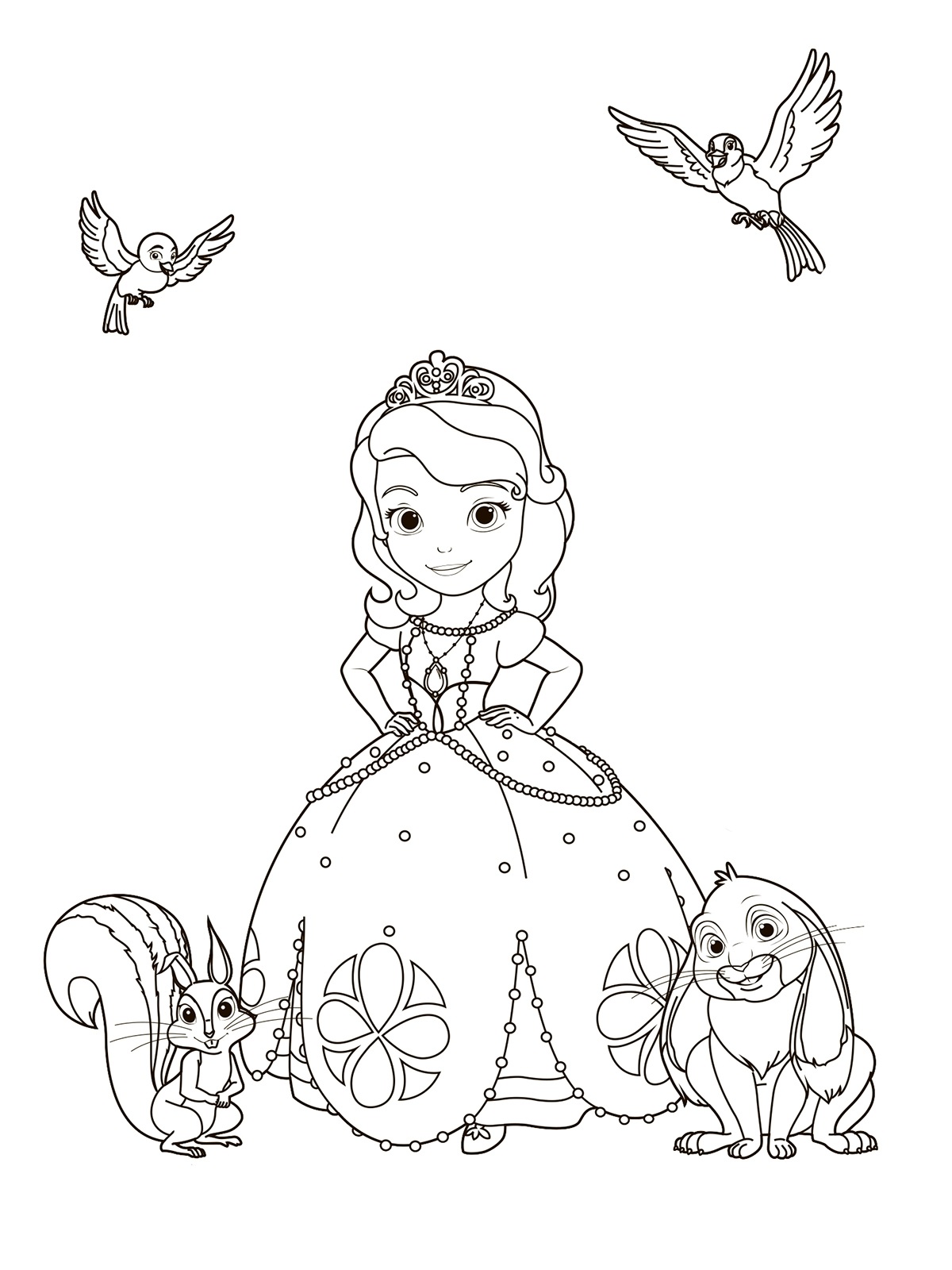 90 Printable Princes Sofia Coloring Pages 71