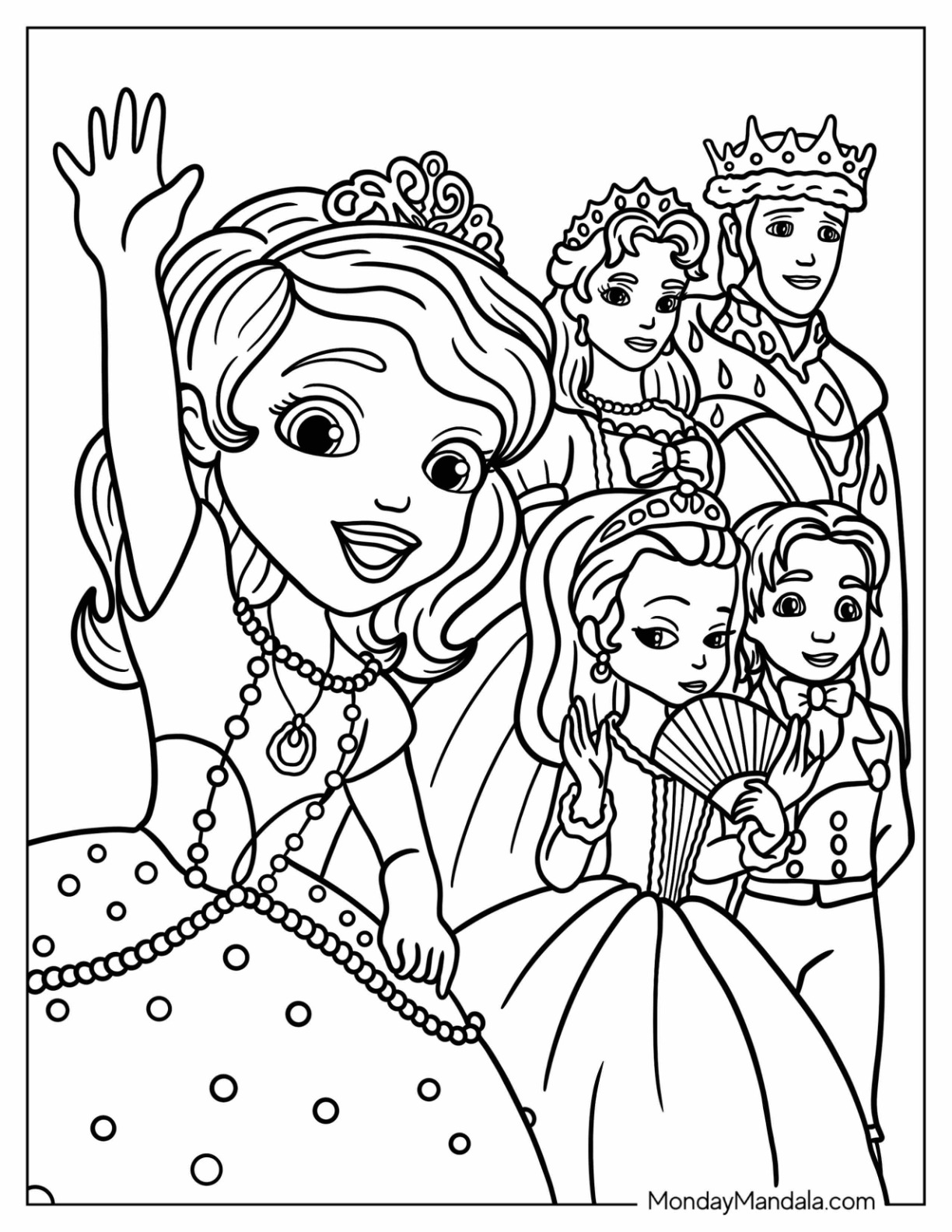 90 Printable Princes Sofia Coloring Pages 96