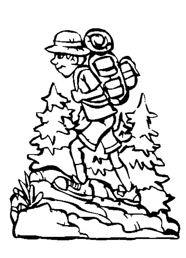 90 Printable Summer Hike Coloring Pages 13