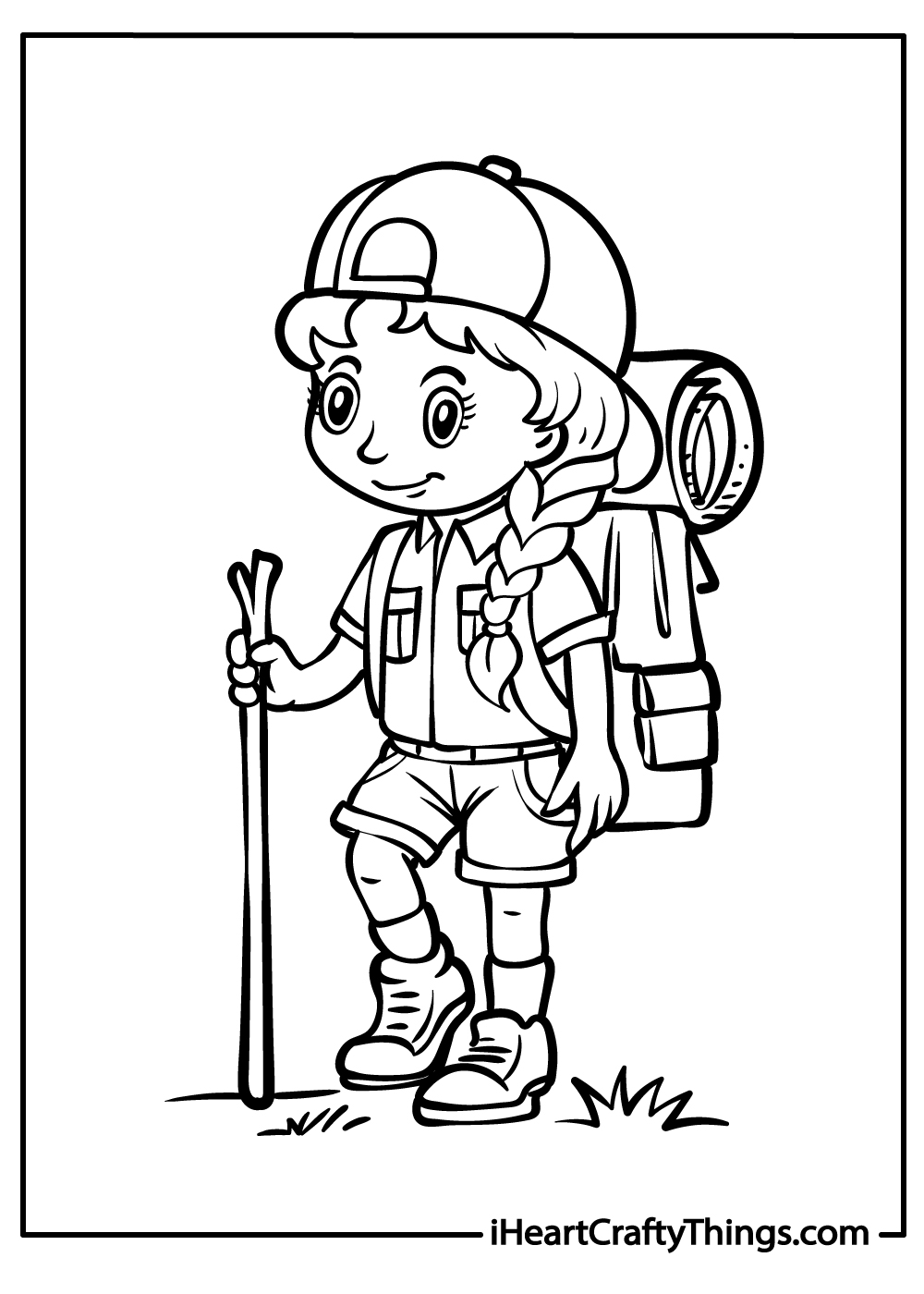 90 Printable Summer Hike Coloring Pages 19