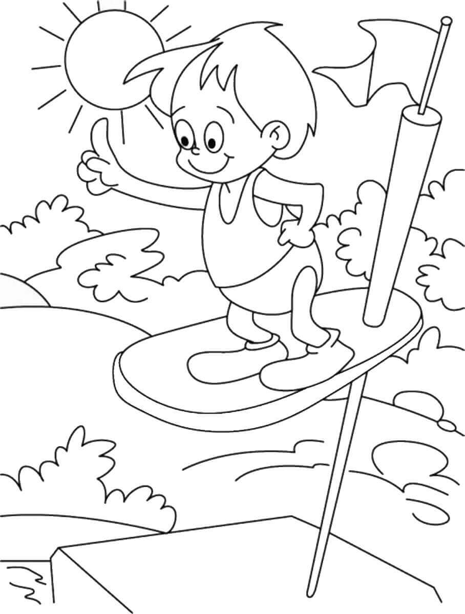 90 Printable Summer Hike Coloring Pages 42