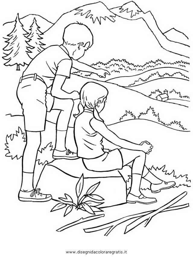 90 Printable Summer Hike Coloring Pages 45