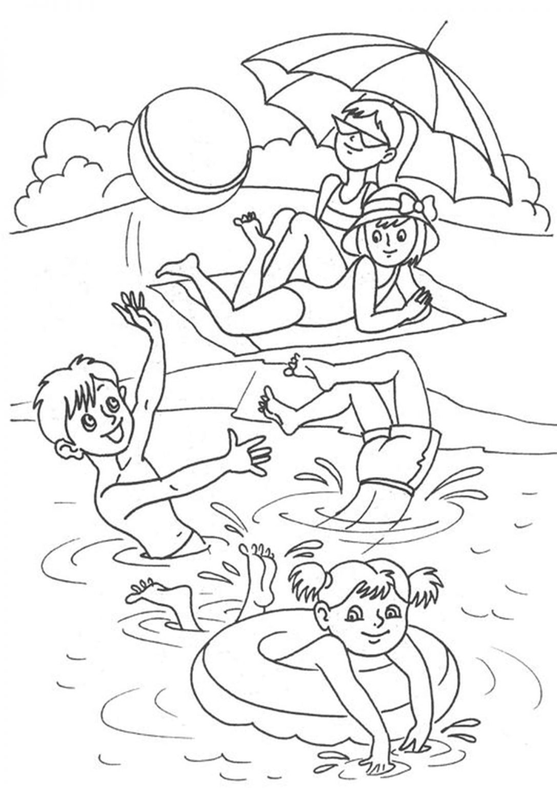 90 Printable Summer Hike Coloring Pages 53