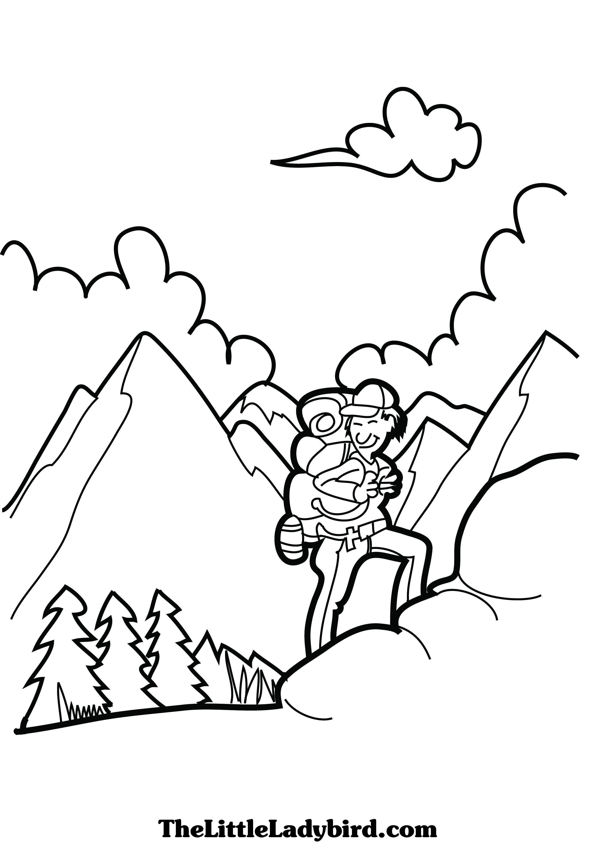 90 Printable Summer Hike Coloring Pages 54