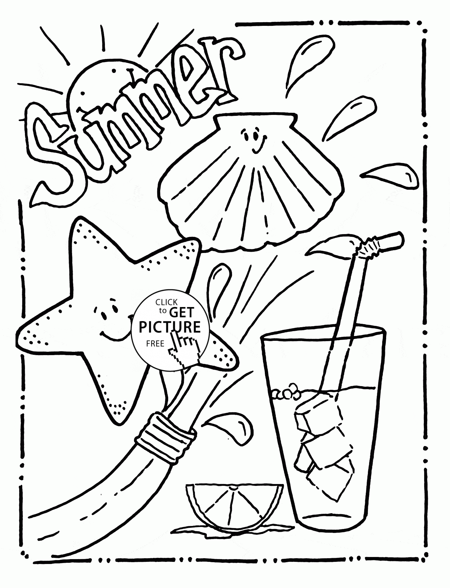 90 Printable Summer Hike Coloring Pages 56