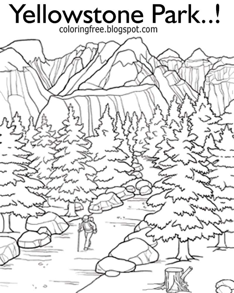 90 Printable Summer Hike Coloring Pages 65