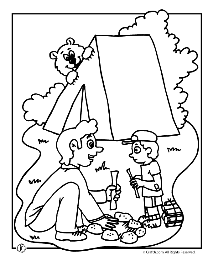 90 Printable Summer Hike Coloring Pages 74