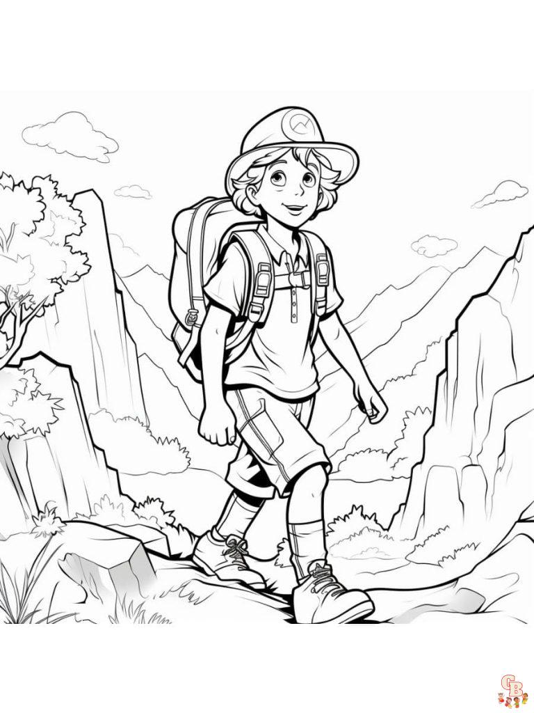 90 Printable Summer Hike Coloring Pages 83